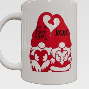 Valentine’s Day mug “ gnome valentines mug”